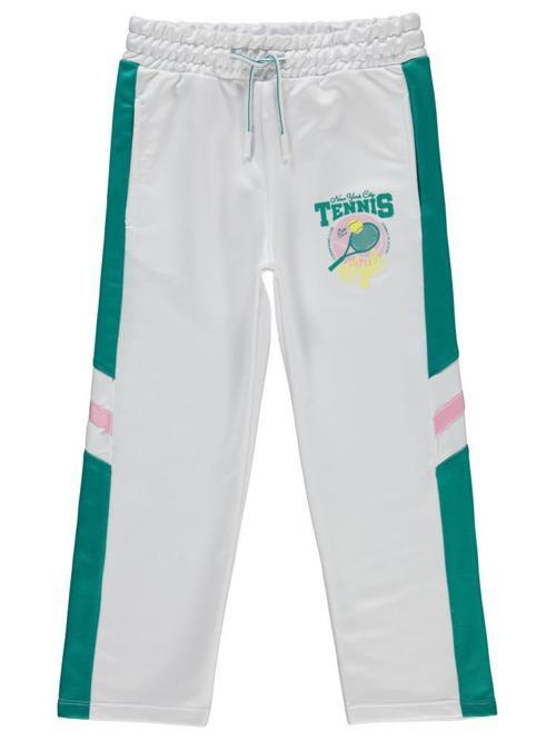 Tenis Baskılı 10-13 Yaş Eşofman Altı - Beyaz12-13 Yaş