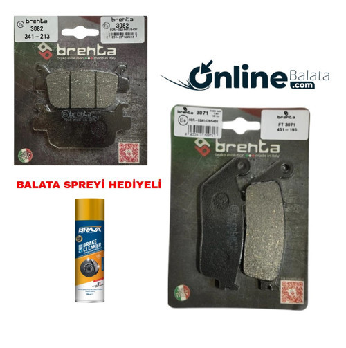 Honda Adv 350 Brenta Fren Balata Takımı Ön Ve Arka Ob4274