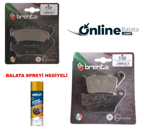 Bajaj Discover 125 T Brenta Fren Balata Takımı Ön Ve Arka Ob4234