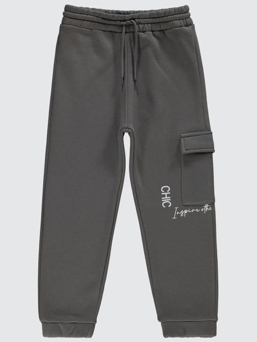 Chic Baskılı 6-9 Yaş Eşofman Altı - Gri9-10 Yaş