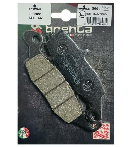 Suzukı Gsr 750 Brenta Ön Sağ Fren Balata Ob