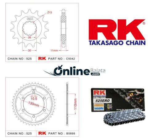 Yamaha TRACER 900 18-20 RK Zincir Dişli Seti 