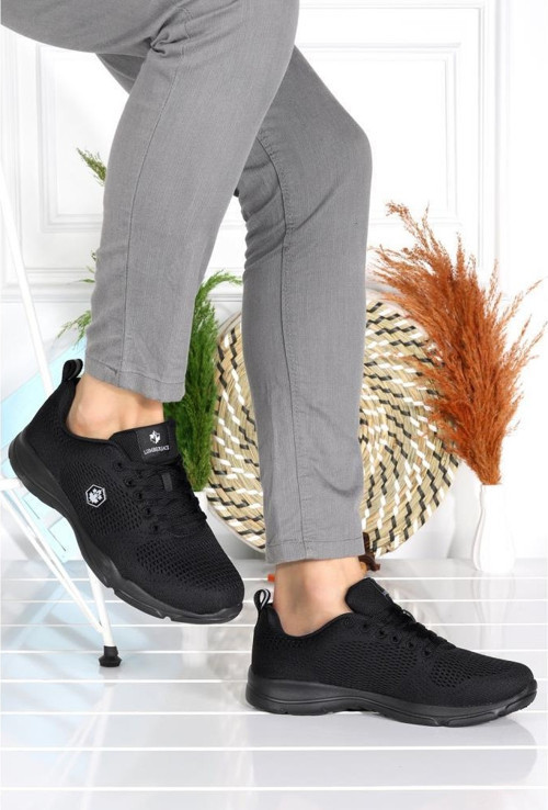 Agatha 3Fx Siyah Siyah Comfort Casual Rahat Kalıp Erkek Spor Ayakkabısı