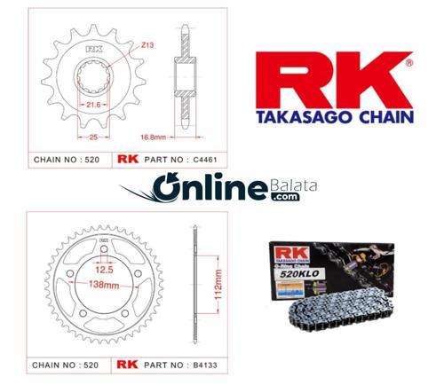 Honda NC 750 RK Zincir Dişli Seti 