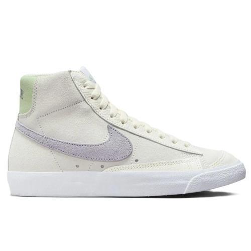 Blazer Mıd 77 Leather Wonens Sneaker Hakiki Deri Kadın Günlük Spor Ayakkabı Krem