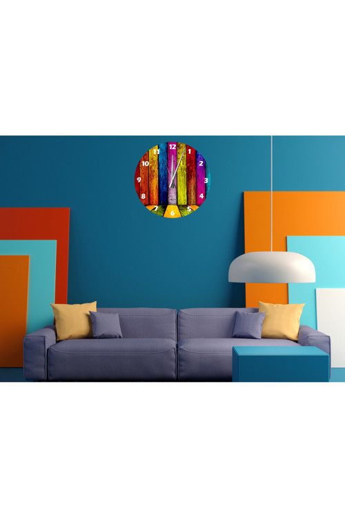 Ti-Play Masif Ve Doğal 30X30Cm Akrilik Dekoratif Modern Duvar Saati