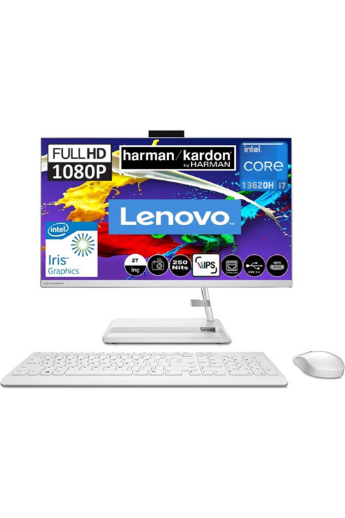 Ideacentre Intel İ7 13620H 16Gb 1Tb Ssd Frds 27'' Fhd Aıo Pc F0Gj00P9Tr Snertech