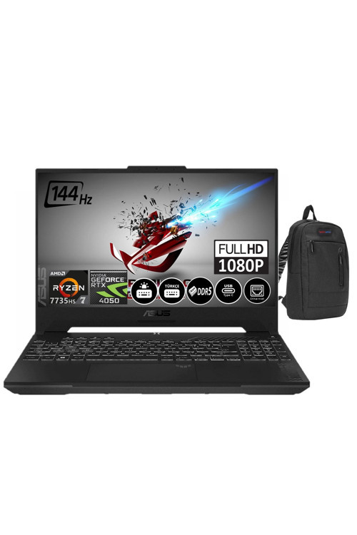 A15 Fa507Nu Ryzen 7 7735Hs 32Gb Ddr5 2Tb Ssd 6Gb Rtx4050 15.6İnç Fhd Ips 144Hz W11H Lp05315