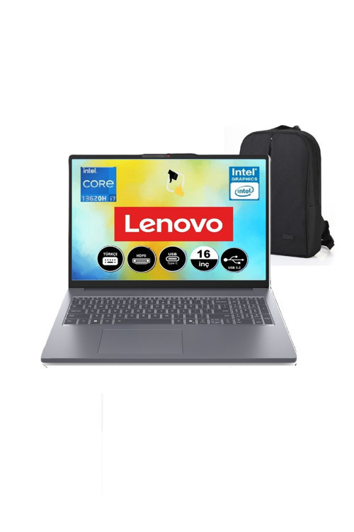 Ideapad Slim 3 Intel Core I7 13620H 32Gb 2Tb Ssd W11P 16" Fhd Bilgisayar 83K2001Vtr Csrtech