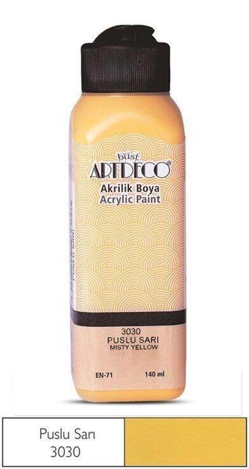 Akrilik Boya 140 ml. 3030 PUSLU SARI