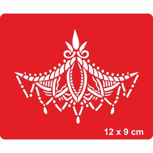Dantel Motifi 257 Tattoo Geçici Dövme Şablonları Kına Kalıpları