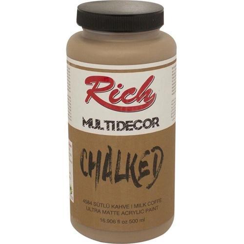 Multi Decor Chalked Akrilik Boya 500 cc. 4584 SÜTLÜ KAHVE