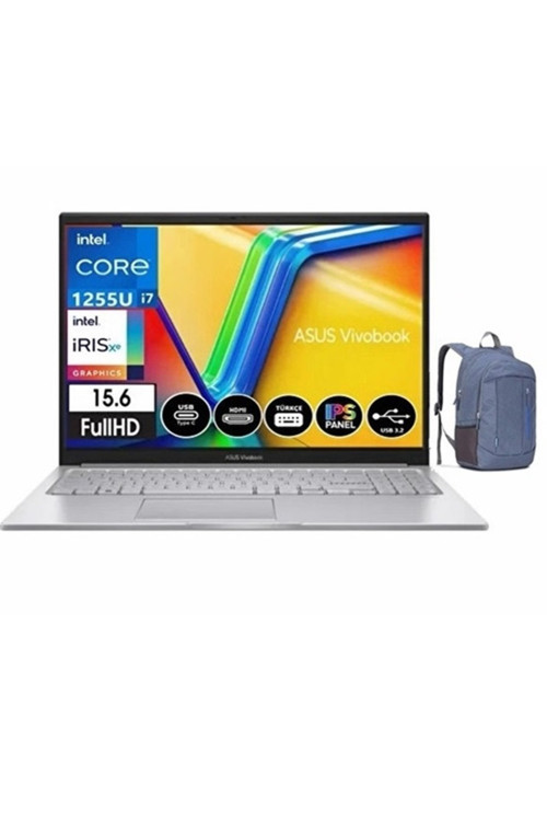 Vivobook 15 X1504Za-Bq441 Intel Core İ7 1255U 24Gb 2Tb Ssd W11H 15.6" Fhd Çanta Hediye