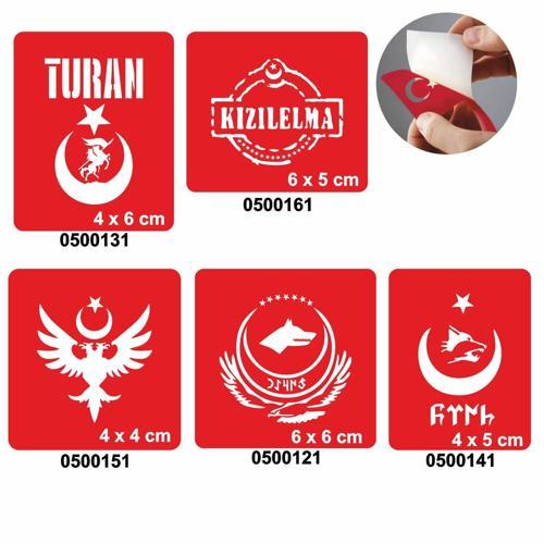 Türklük Modelleri Dövme Şablonu Kına Deseni
