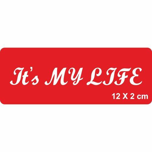 Bu Benim Hayatım Tattoo Geçici Dövme Şablonları Kına Kalıpları