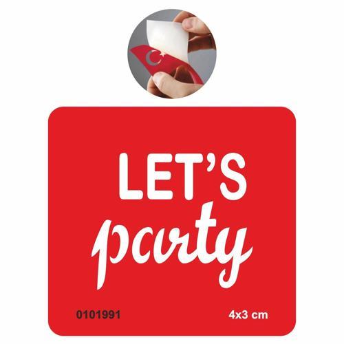 Haydi Partiye!  Tattoo Geçici Dövme Şablonları Kına Kalıpları