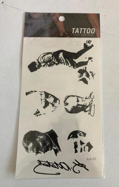 Kemal Atatürk Yapıştırma Sticker Dövme Geçici Dövme Temporary Tattoos