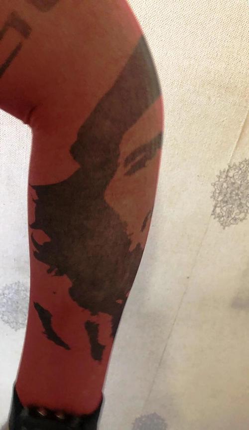 Çift Kol Giyilebilir Dövme Che Desenler Tattoo Sleeve