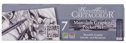 Monolith Graphite Ağaçsız Füzen Çizim Kalemi Seti 7 Parça Metal Kutu