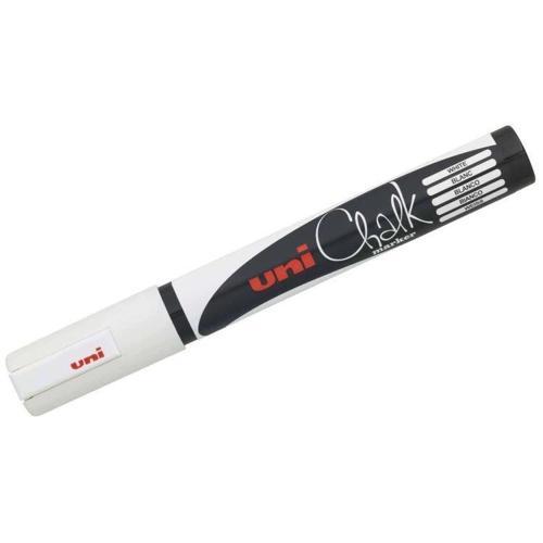 Chalk 1.8-2.5 mm Yuvarlak Uç Su Bazlı Sıvı Tebeşir Kalemi Beyaz