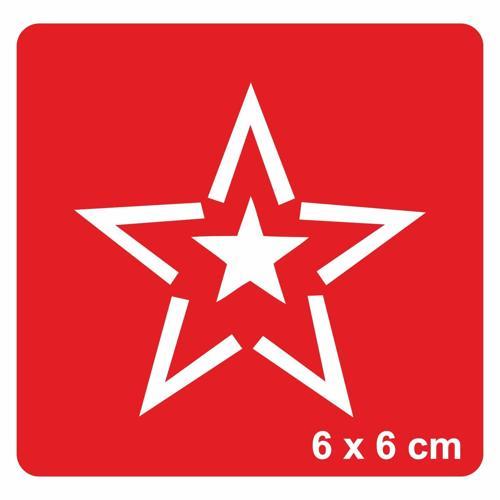 Kutup Yıldızı Tattoo Geçici Dövme Şablonları Kına Kalıpları