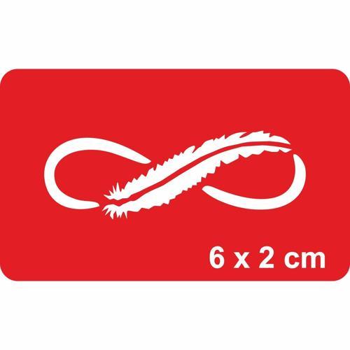 Tüy Hafifliğinde Sonsuz Huzur Tattoo Geçici Dövme Şablonları Kına Kalıpları