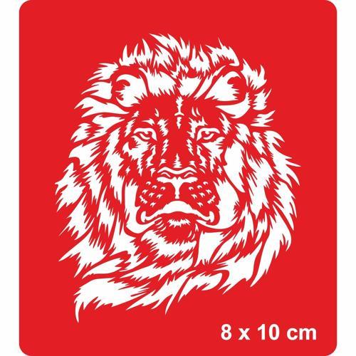 Muhteşem Aslan Tattoo Geçici Dövme Şablonları Kına Kalıpları