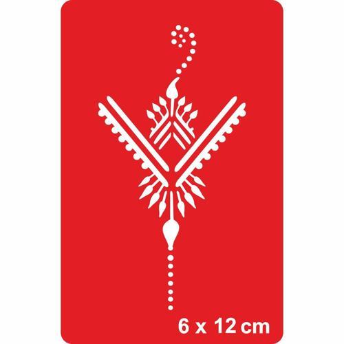 Kına Motifi 77 Tattoo Geçici Dövme Şablonları Kına Kalıpları