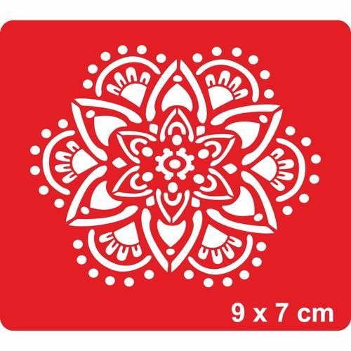 Mandala 352 Tattoo Geçici Dövme Şablonları Kına Kalıpları