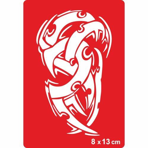 Tribal Kemerler Tattoo Geçici Dövme Şablonları Kına Kalıpları