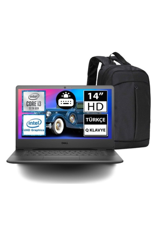 Vostro 3400 Intel Core İ3 1115G4 8Gb 1Tb Hdd 256 Gb Ssd W11P 14" Hd Bilgisayar Ç.H-Snertech