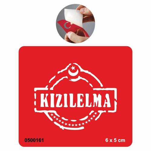 Kızıl Elma Ülkücü  Tattoo Geçici Dövme Şablonları Kına Kalıpları