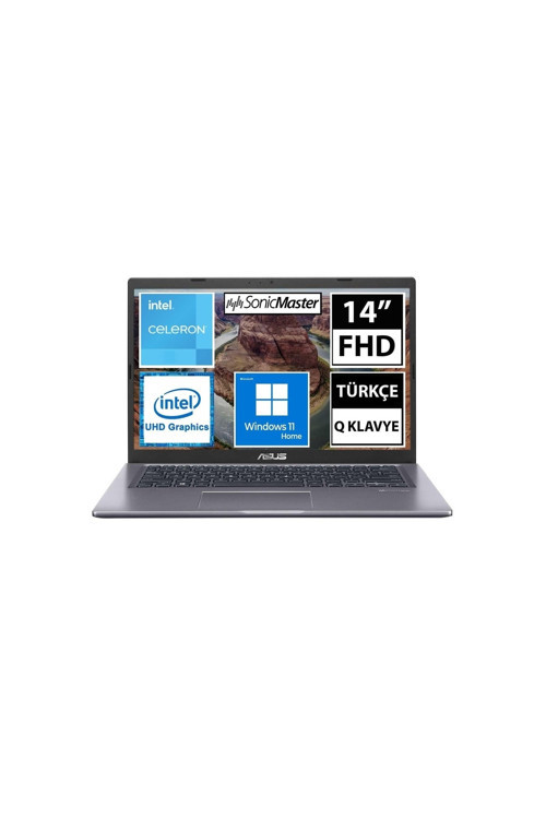 X415Ma-Ek385W07 N4020 16Gb 256Ssd 14" Fullhd W11H Taşınabilir Bilgisayar