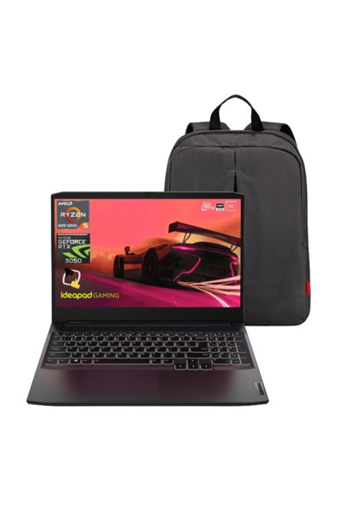 Ideapad Gaming 3 Amd Ryzen 5-6600H 16Gb Ddr5 512Gb Ssd Rtx3050 16"W11P Snertech Ç.H.