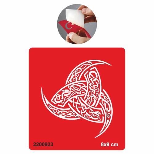 Türk Teşkilatı Tattoo Geçici Dövme Şablonları Kına Kalıpları