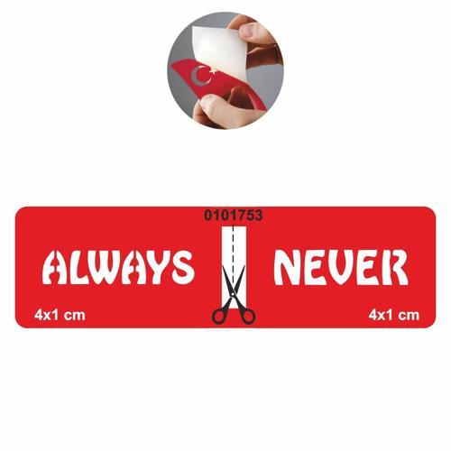 Herzaman ve Asla Tattoo Geçici Dövme Şablonları Kına Kalıpları