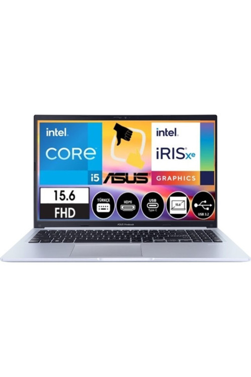 Vivobook F1502Za-Ej1534 Intel İ5 1235U 24Gb 2Tb 15.6" Fhd W11P Bilgisayar Csrtech