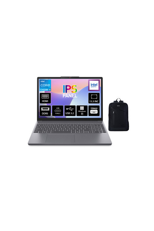 Ideapad Slim 3 Intel Core İ5 13420H 8Gb 512Gb Ssd Windows 11 15.3" Wuxga Ips Taşınabilir Bilgisayar