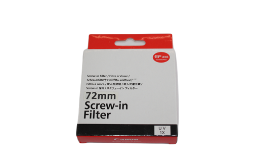 72mm UV Filtre EF 50mm f/1.2L USM, EF 24-70mm f/2.8L II USM ve EF 24-105mm f/4L IS USM Lenslerle Uyumlu