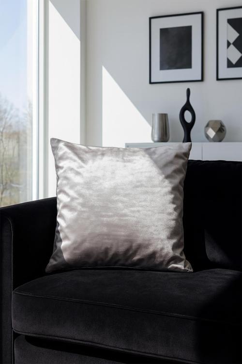 Kadife Kırlent Kılıfı Gümüş V1 40x40