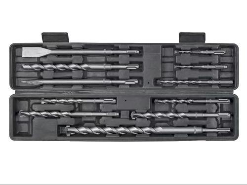 11 Parça SDS‑Plus Kırıcı Matkap ve Keski Takımı | 5–22 mm Uç + Düz & Sivri Keski