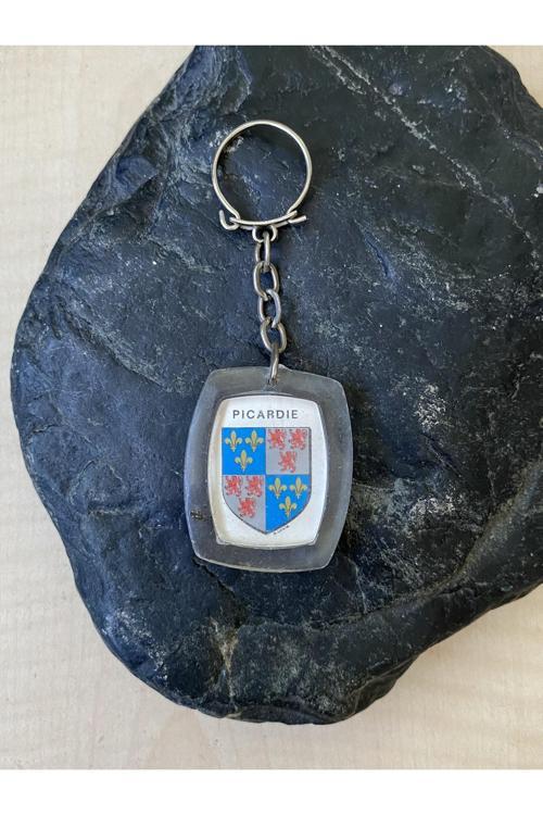 Vintage Avrupa Picardie Plastik Anahtarlık No 54
