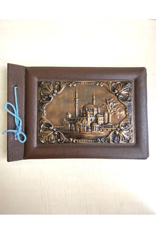 Fotoğraf Albümü Bakır Renkte Kabartmalı Albüm No 63