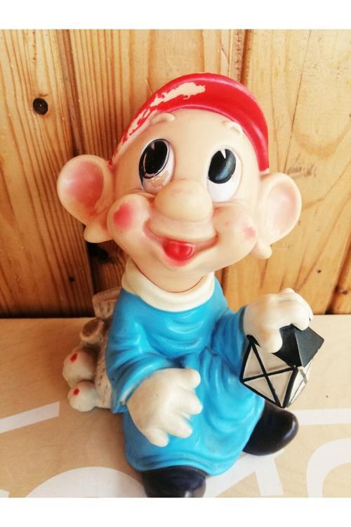 Vintage Büyük Walt Dısney Oyuncak Plastik Oyuncak Walt Dısney Prodüksiyon Çizgi Film Karakteri