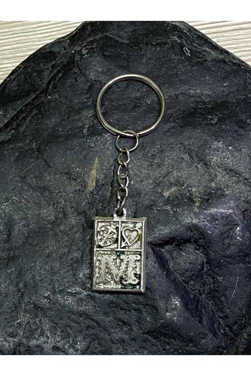 Eskilerden M Harfli Metal Anahtarlık