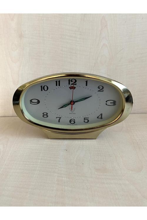 Made İn China Sıfır Metal Saat Kurmalı Masa Saati No 65