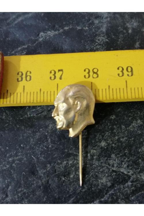 Eskilerden Mustafa Kemal Atatürk Büstü Metal Rozet Iğneli Rozet No 13