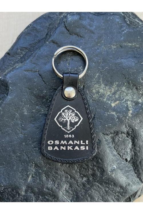 Antika Osmanlı Bankası Anahtarlık Çift Taraflı Anahtarlık