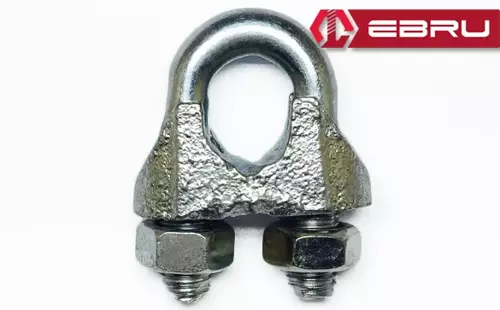 Ebru Çelik Halat Bağlama, Düğüm, Klemens 6 mm - 5 Adet