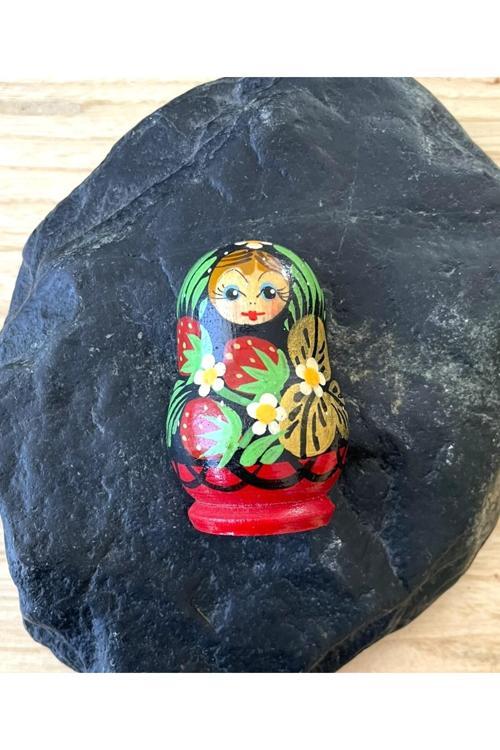 Matruşka Temalı Magnet Ahşap Magnet